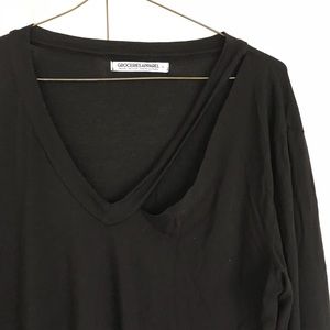 Ripped Cozy Long Sleeve Tee